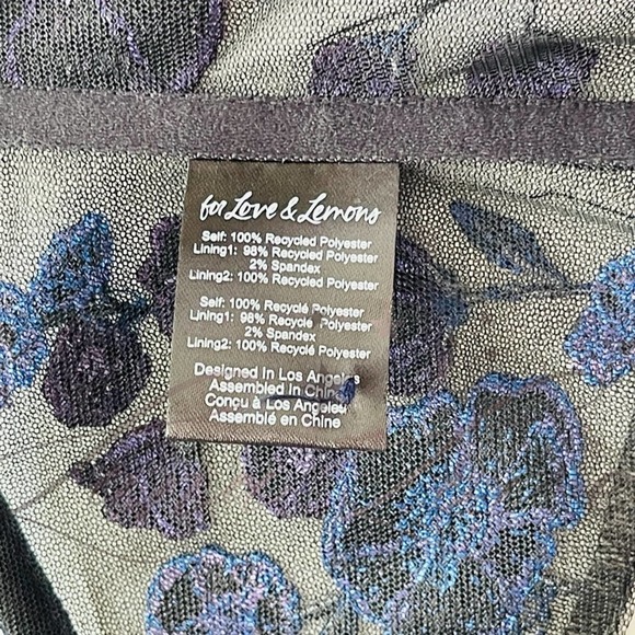 FOR LOVE & LEMONS Kaylee Floral Crop Top (size XS, S, M & L) NWT - Picture 9 of 10